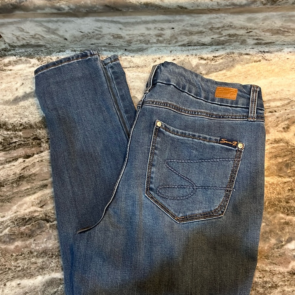 Seven brand - high rise skinny jeans 
Women’s size 12